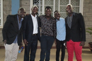 With Sauti Sol on the Side Lines of the Annual Leadership & Education Congress